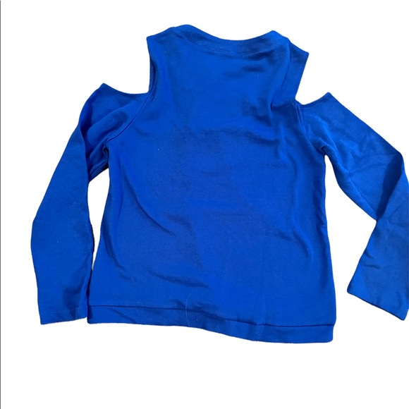 WENDY WILLIAMS COLD SHOULDER LIGHTWEIGHT SWEATSHIRT - NWT - Picture 5 of 7